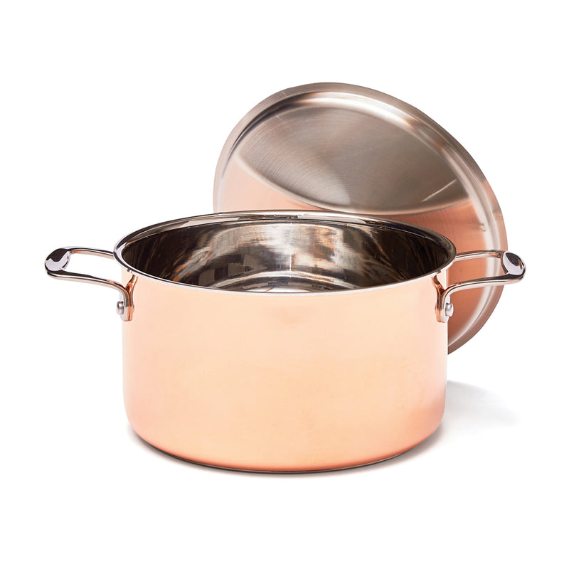 Load image into Gallery viewer, Copper saucepan - Custom Wood Designs