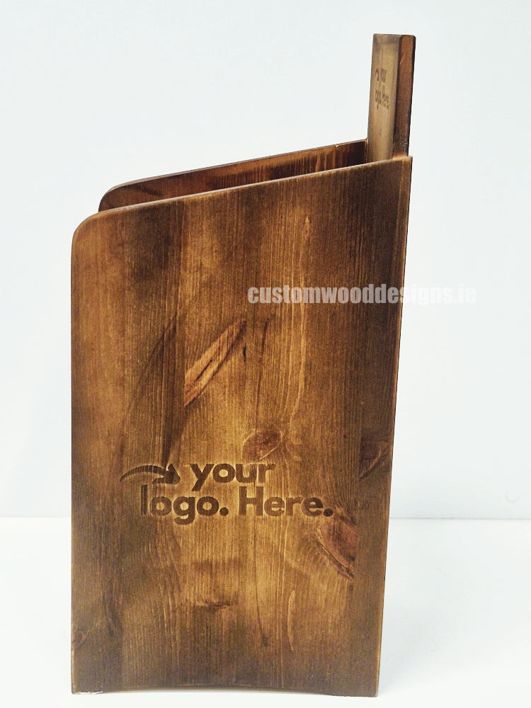 Load image into Gallery viewer, Dark Pine Three-Shelf Compact Countertop Display - Custom Wood Designs