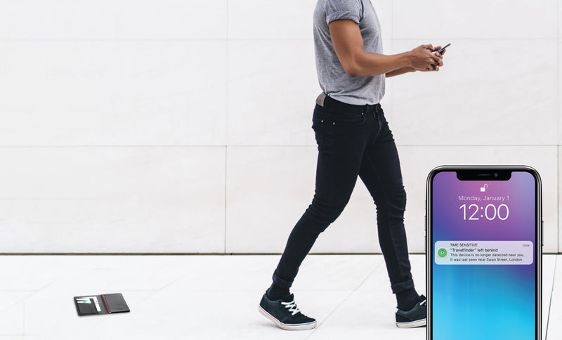 Load image into Gallery viewer, Trackmate RCS rpolyester passport holder worldwide locating - Custom Wood Designs