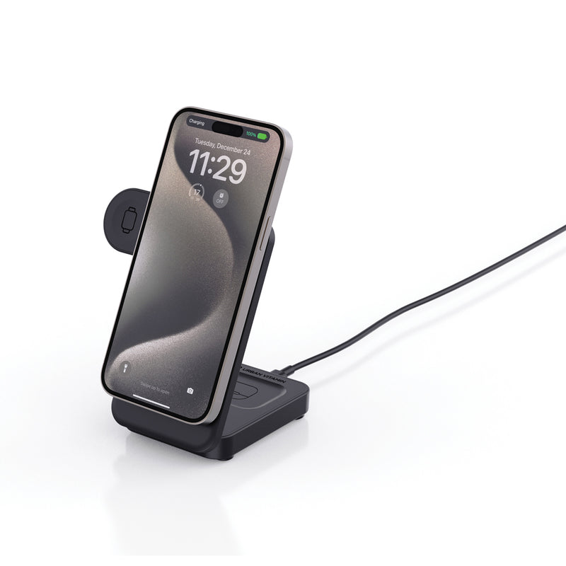 Load image into Gallery viewer, Urban Vitamin Arcadia RCS rplastic 15W 3in1 magnetic charger - Custom Wood Designs Urban Vitamin Arcadia RCS rplastic 15W 3in1 magnetic charger