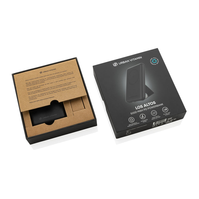 Load image into Gallery viewer, Urban Vitamin Los Altos RCS rplastic 5000mah powerbank - Custom Wood Designs