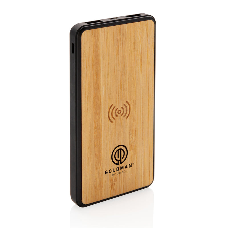 Load image into Gallery viewer, RCS recycled plastic 8000 mAh Wireless Powerbank - Custom Wood Designs