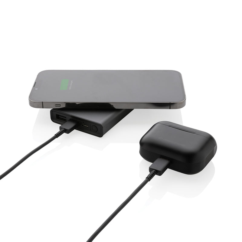 Load image into Gallery viewer, Terra RCS recycled aluminium 5000 mAh powerbank 5W wireless - Custom Wood Designs