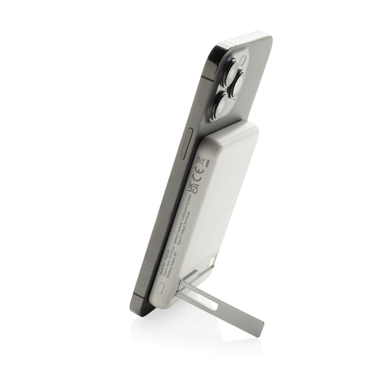 Load image into Gallery viewer, Zen RCS rplastic 5000 mah 5W magnetic bamboo powerbank - Custom Wood Designs