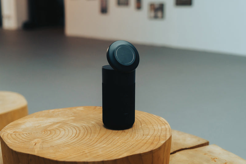 Load image into Gallery viewer, Urban Vitamin Anaheim RCS recycled 10W speaker 15W charger - Custom Wood Designs