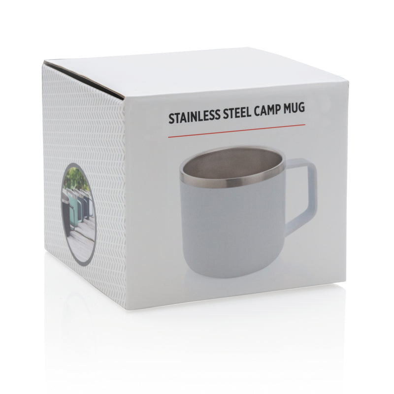 Load image into Gallery viewer, Stainless steel camp mug - Custom Wood Designs