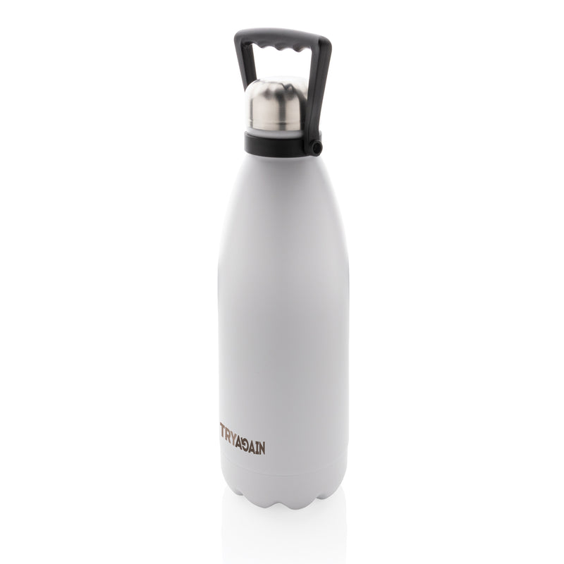 Load image into Gallery viewer, RCS Recycled stainless steel large vacuum bottle 1.5L - Custom Wood Designs