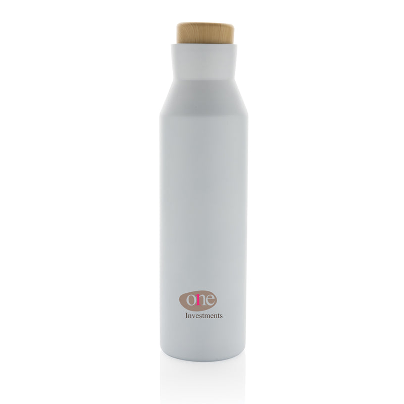 Load image into Gallery viewer, Gaia RCS certified recycled stainless steel vacuum bottle - Custom Wood Designs