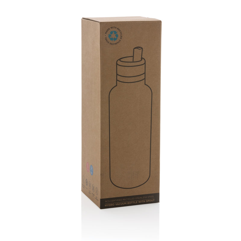 Load image into Gallery viewer, Hydro RCS recycled stainless steel vacuum bottle with spout - Custom Wood Designs