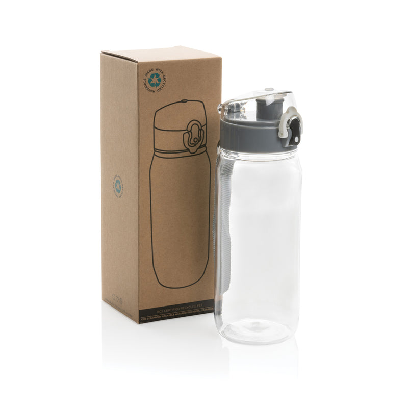 Load image into Gallery viewer, Yide RCS Recycled PET leakproof lockable waterbottle 600ml - Custom Wood Designs