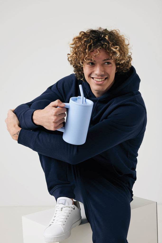 Load image into Gallery viewer, Cube RCS certified recycled steel mug 800ml - Custom Wood Designs