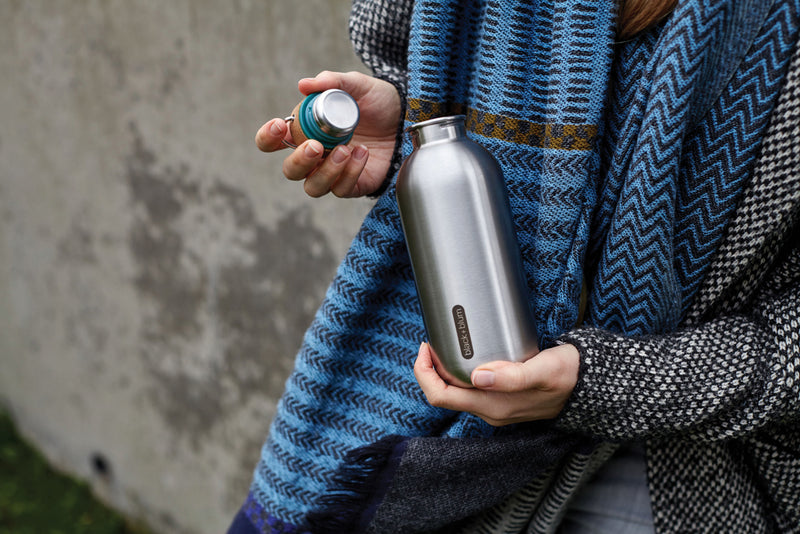 Load image into Gallery viewer, Black+Blum Steel Water Bottle 600ml - Custom Wood Designs