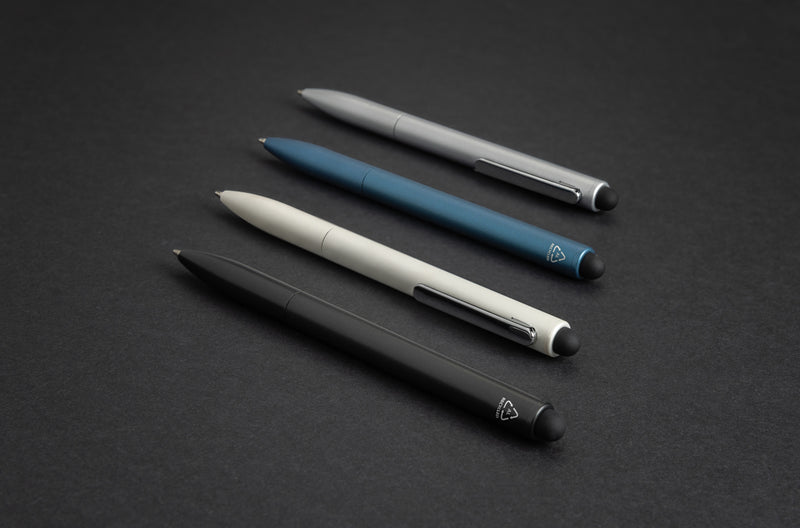 Load image into Gallery viewer, Kymi RCS certified recycled aluminium pen with stylus - Custom Wood Designs