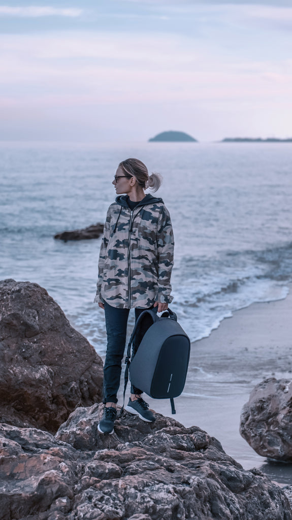 Load image into Gallery viewer, Bobby Hero Regular, Anti-theft backpack - Custom Wood Designs