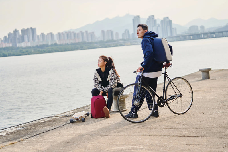 Load image into Gallery viewer, Bobby Hero Regular, Anti-theft backpack - Custom Wood Designs