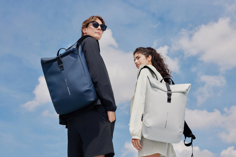 Load image into Gallery viewer, Urban Water Resistant Flap-top Backpack - Custom Wood Designs