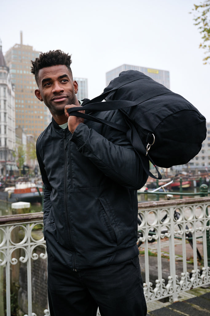 Load image into Gallery viewer, 285gsm r canvas duffel bag undyed - Custom Wood Designs