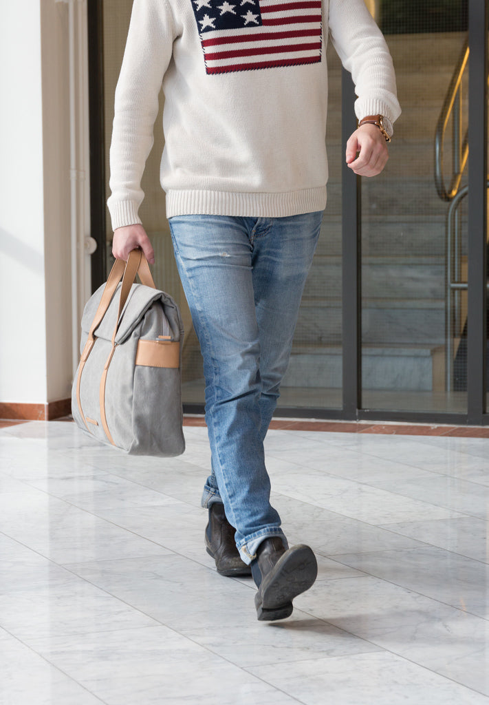 Load image into Gallery viewer, Canvas laptop bag PVC free - Custom Wood Designs