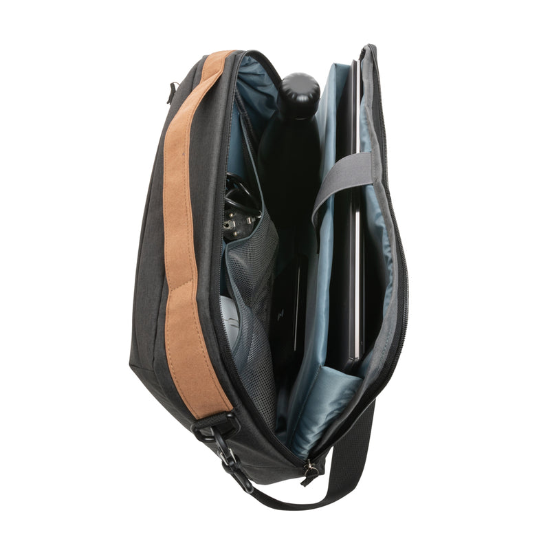 Load image into Gallery viewer, Impact AWARE™ 300D two tone deluxe 15.6" laptop bag - Custom Wood Designs