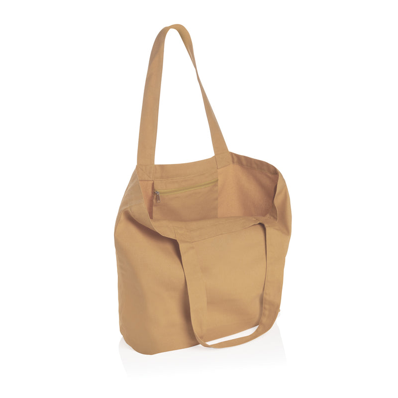 Load image into Gallery viewer, Impact Aware™ 240 gsm rcanvas shopper w/pocket undyed - Custom Wood Designs