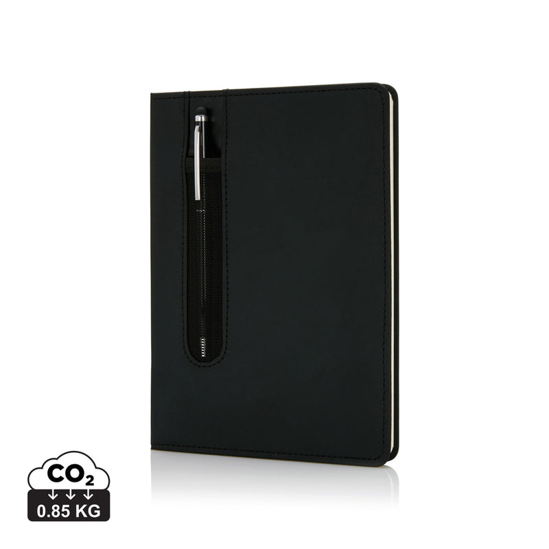 Load image into Gallery viewer, Standard hardcover PU A5 notebook with stylus pen - Custom Wood Designs