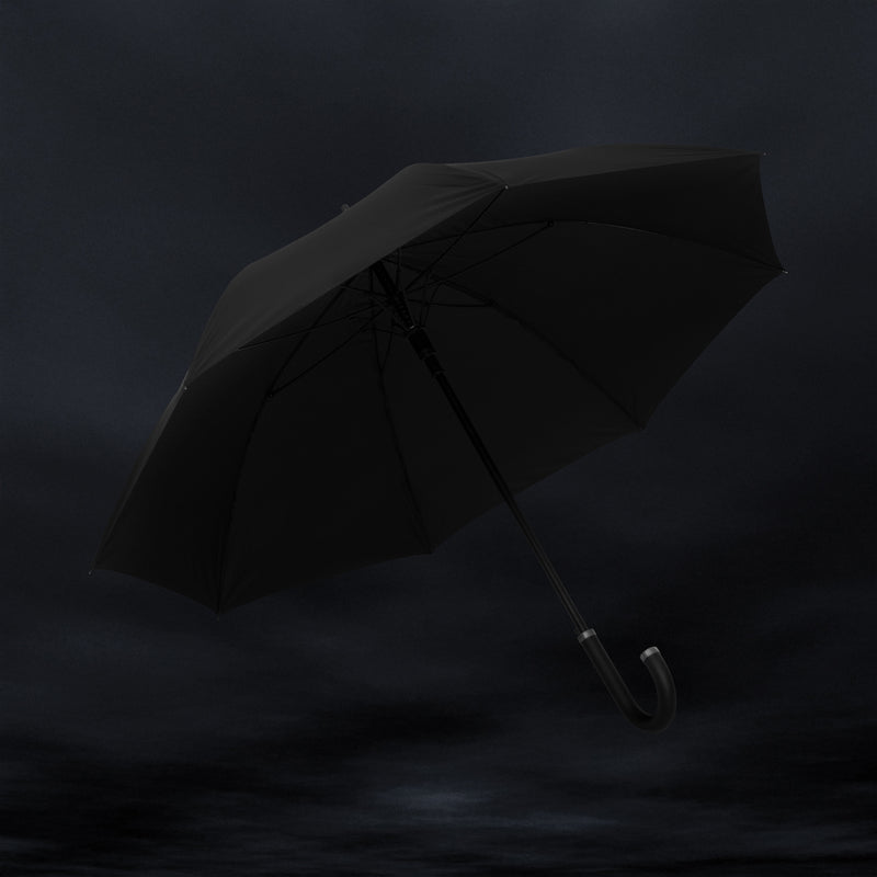 Load image into Gallery viewer, Swiss Peak Vero Aware™ RPET 25” umbrella w luxe handle - Custom Wood Designs Swiss Peak Vero Aware™ RPET 25” umbrella w luxe handle