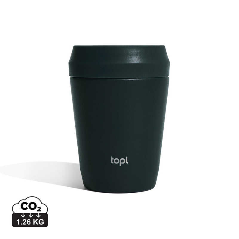 Load image into Gallery viewer, Top Recycled Steel To Go Tumbler Patented 360 Lid 235ml - Custom Wood Designs