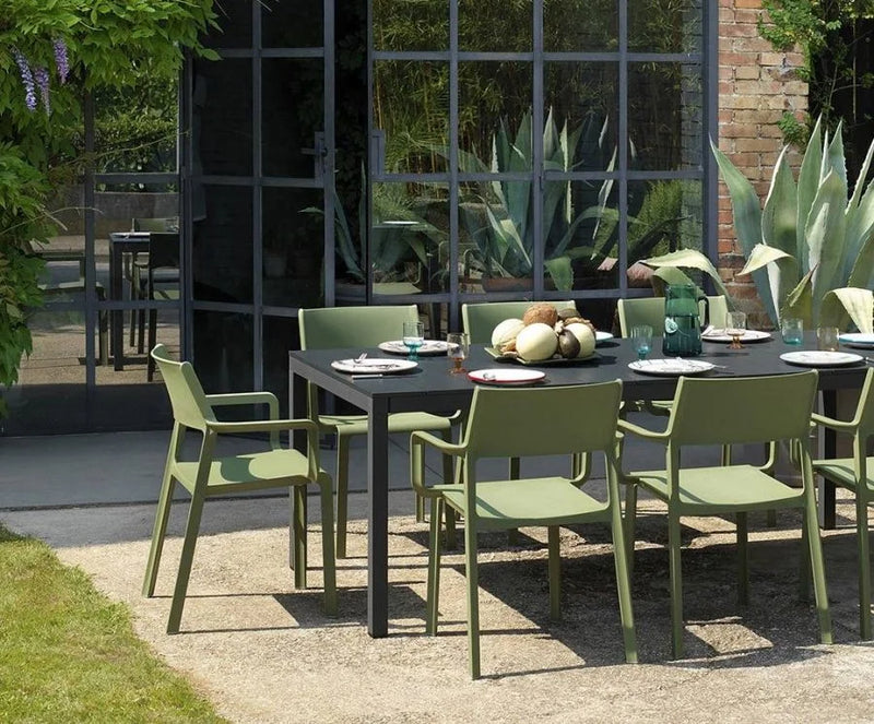 Load image into Gallery viewer, Sophisticated 8-Seater Outdoor Dining Set with Timeless Italian Design - Custom Wood Designs