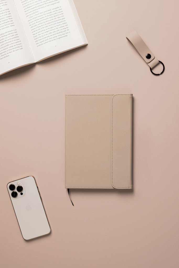 Load image into Gallery viewer, Baltimore GRS certified paper & PU notebook - Custom Wood Designs