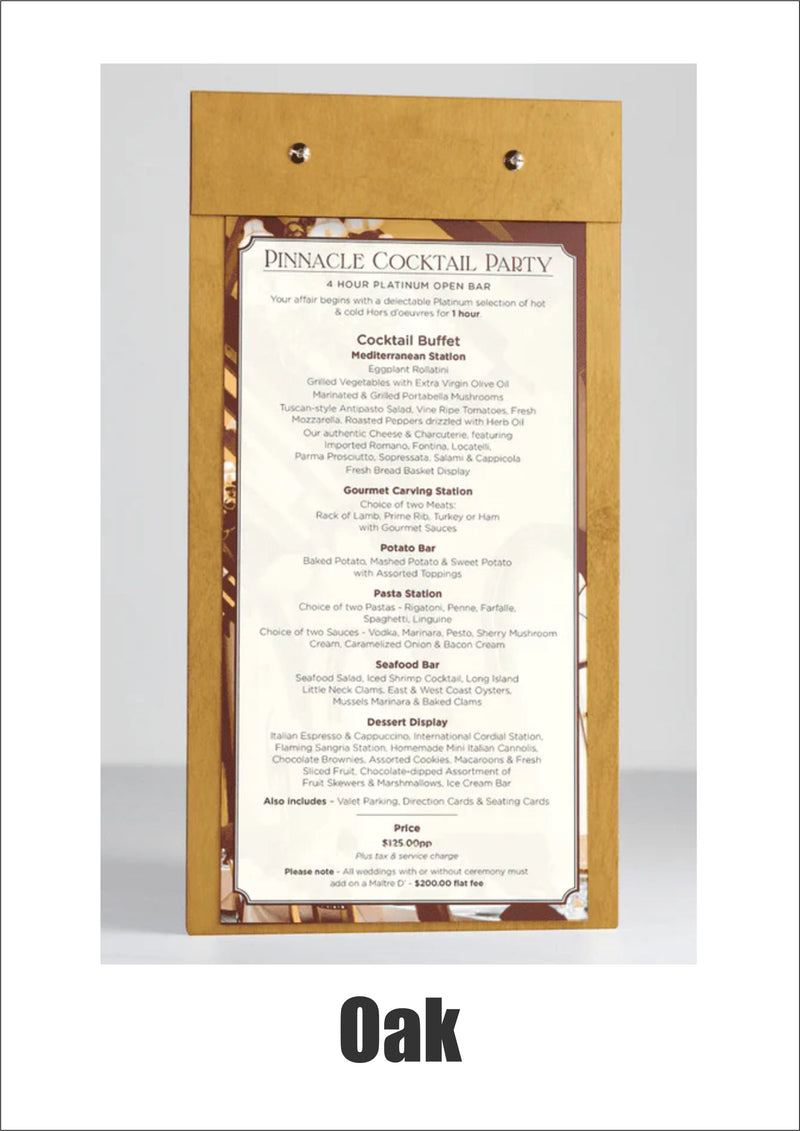 Load image into Gallery viewer, 20 x Wooden Clipboard 15x30cm Oak Custom Wood Designs __label: Multibuy black-20-x-wooden-clipboard-15x30cm-53612716720471