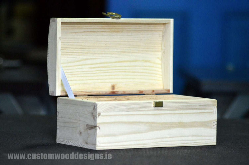 Load image into Gallery viewer, Pine Wood Chest CB1 23X13X12 cm Chest Box pin chest lock lockable box small trunk chest-box-unbranded-pine-wood-chest-cb1-23x13x12-cm-53611795939671