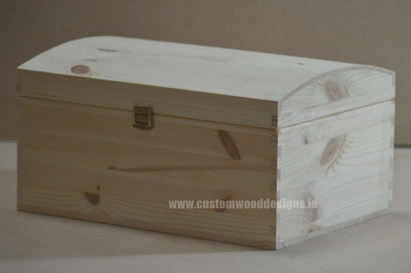 Load image into Gallery viewer, Pine Wood Chest CB5 35 X 25 X 18,5 cm Chest Box pin bedroom deco box box with lid chest container lock room deco wood wooden chest-box-unbranded-pine-wood-chest-cb5-35-x-25-x-18-5-cm-53611770577239