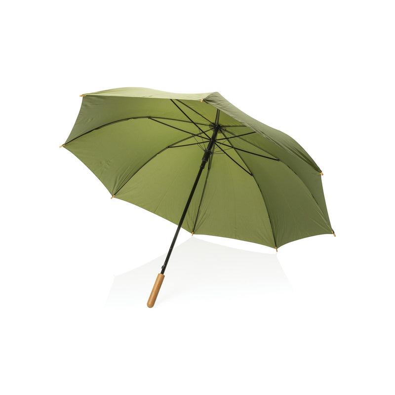 Load image into Gallery viewer, 27" bamboo handle umbrella pack of 12 Green Custom Wood Designs __label: Multibuy dark-blue-27-bamboo-handle-umbrella-pack-of-12-53613420904791
