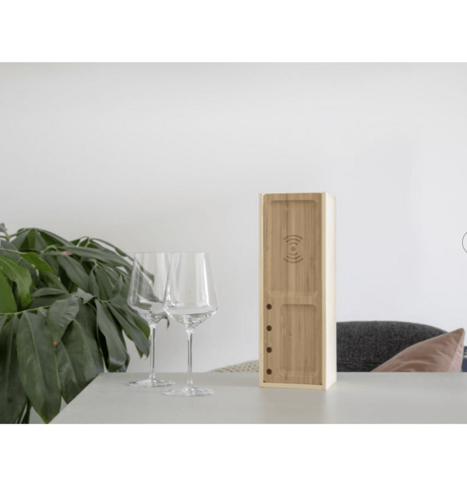 Load image into Gallery viewer, 2 in 1 Charging Dock Bottle box Custom Wood Designs default-title-2-in-1-charging-dock-bottle-box-53612258918743