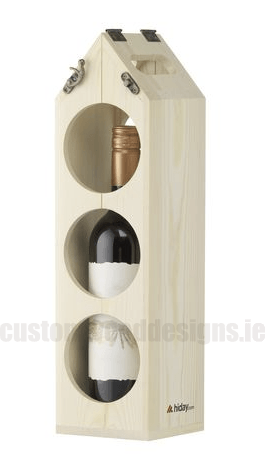 Load image into Gallery viewer, 2 in 1 gift box and wine rack Custom Wood Designs default-title-2-in-1-gift-box-and-wine-rack-53612231721303