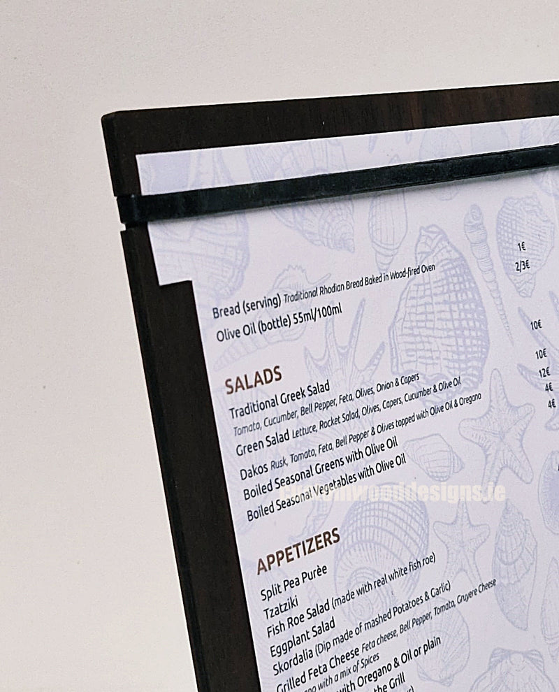 Load image into Gallery viewer, 20 x Tablet Menu 32x22cm Securit __label: Multibuy default-title-20-x-tablet-menu-32x22cm-53612734316887