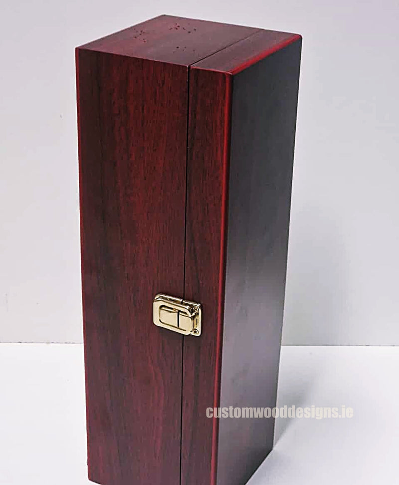 Load image into Gallery viewer, Bamboo Wine Box & Opener set - Rosewood Custom Wood Designs default-title-bamboo-wine-box-opener-set-rosewood-52627845972311