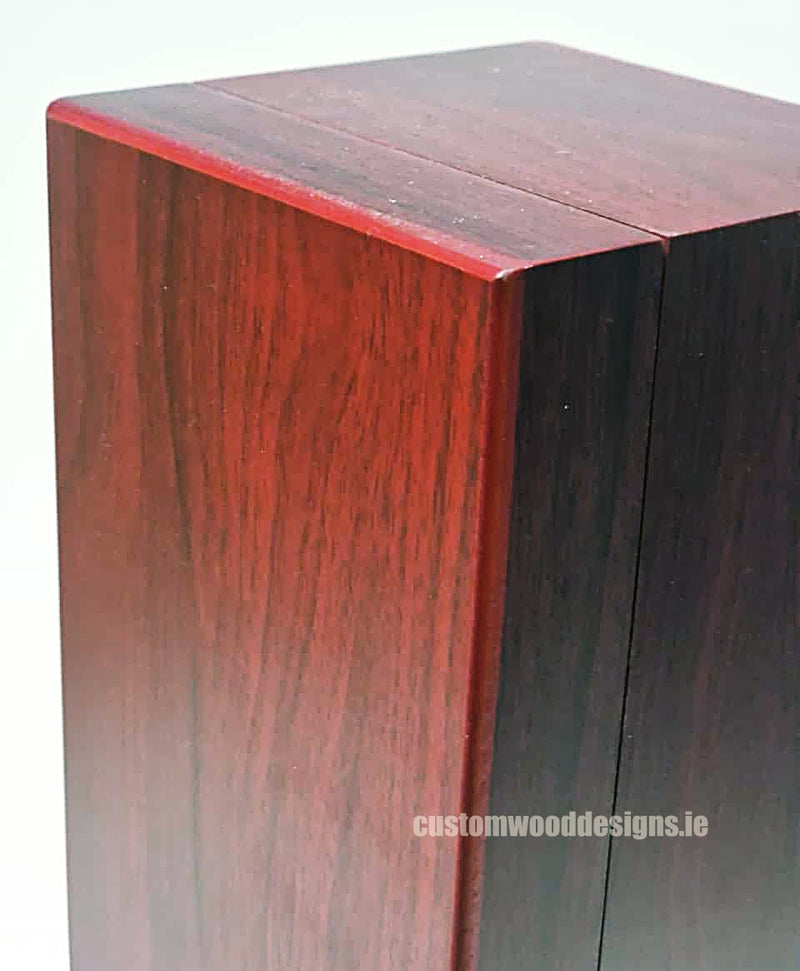 Load image into Gallery viewer, Bamboo Wine Box & Opener set - Rosewood Custom Wood Designs default-title-bamboo-wine-box-opener-set-rosewood-53613568459095