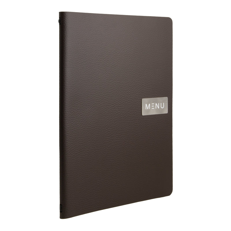 Load image into Gallery viewer, Brown A4 menu pack of 10 Restaurant