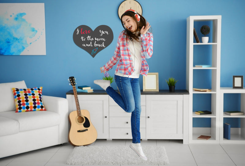 Load image into Gallery viewer, Heart Chalkboards 30x36x.3cm pack of 6 Custom Wood Designs __label: Multibuy default-title-heart-chalkboards-30x36x-3cm-pack-of-6-53613391348055