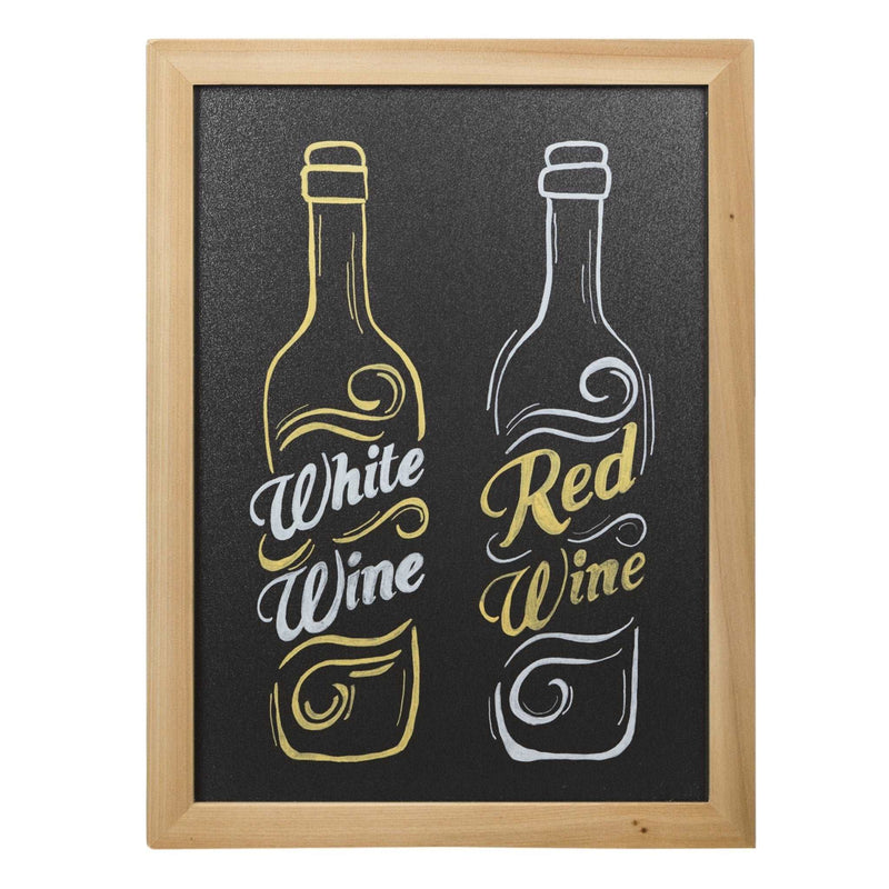 Load image into Gallery viewer, Large Teak Chalkboard. 60x40x1cm Pack of 6 Custom Wood Designs __label: Multibuy default-title-large-teak-chalkboard-60x40x1cm-pack-of-6-53612430426455