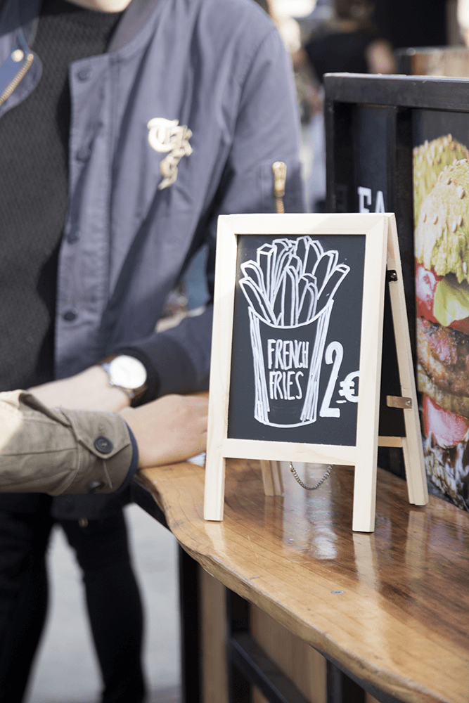 Load image into Gallery viewer, Mini Table Chalkboard - Plain Wood - Pack of 6 Custom Wood Designs __label: Multibuy default-title-mini-table-chalkboard-plain-wood-pack-of-6-53612405817687