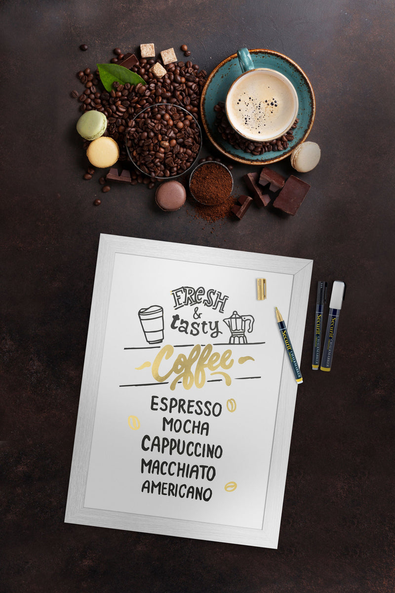 Load image into Gallery viewer, White frame chalkboard 40x30x1cm pack of 6 Custom Wood Designs __label: Multibuy default-title-white-frame-chalkboard-40x30x1cm-pack-of-6-53613366378839