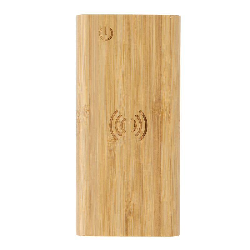 Load image into Gallery viewer, Wooden bamboo 5W wireless powerbank pack of 25 Custom Wood Designs __label: Multibuy default-title-wooden-bamboo-5w-wireless-powerbank-pack-of-25-53613209551191