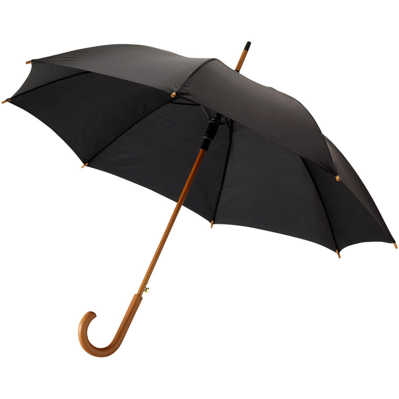Load image into Gallery viewer, 23" Auto open umbrella pack of 25 Black Custom Wood Designs __label: Multibuy grey-23-auto-open-umbrella-pack-of-25-53613584417111