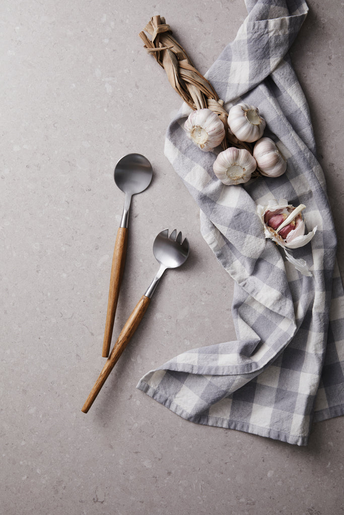 Load image into Gallery viewer, Retro serving cutlery - Custom Wood Designs
