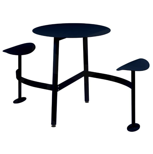 BOLDER 2-Seater Modular Round Outdoor Table with Integrated Seating - Custom Wood Designs BOLDER 2-Seater Modular Round Outdoor Table with Integrated Seating made from [material] –  [use_case] | Custom Wood Designs