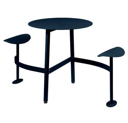 BOLDER 2-Seater Modular Round Outdoor Table with Integrated Seating - Custom Wood Designs BOLDER 2-Seater Modular Round Outdoor Table with Integrated Seating made from [material] –  [use_case] | Custom Wood Designs