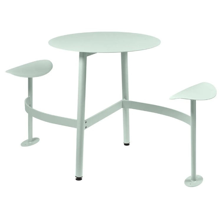 Load image into Gallery viewer, BOLDER 2-Seater Modular Round Outdoor Table with Integrated Seating - Custom Wood Designs BOLDER 2-Seater Modular Round Outdoor Table with Integrated Seating made from [material] –  [use_case] | Custom Wood Designs
