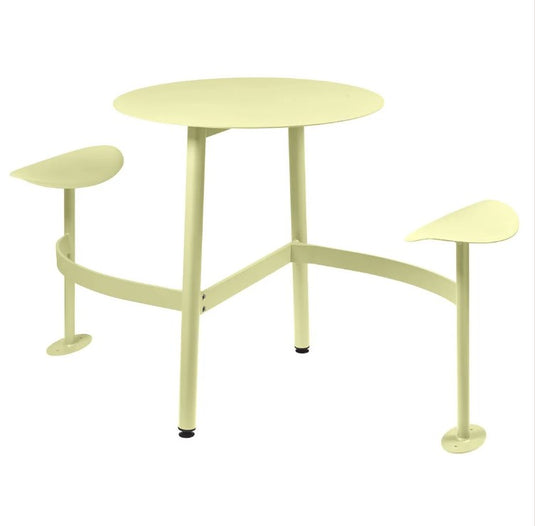 BOLDER 2-Seater Modular Round Outdoor Table with Integrated Seating - Custom Wood Designs BOLDER 2-Seater Modular Round Outdoor Table with Integrated Seating made from [material] –  [use_case] | Custom Wood Designs